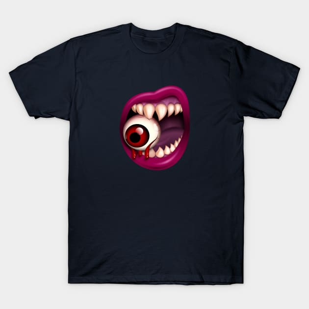 Monster Mouth T-Shirt by GSDesignStudio